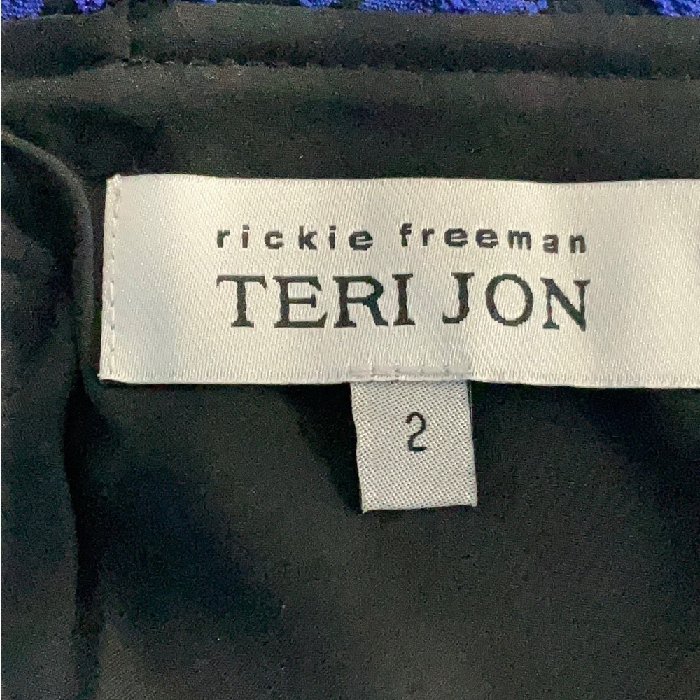Rickie Freeman For Teri Jon Off-Shoulder Lace Dress - Picture 6 of 8